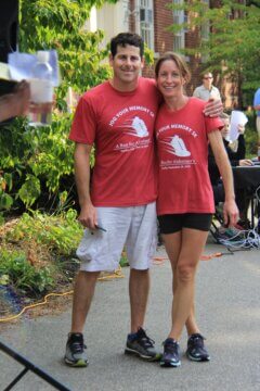 Bob and Jess Rice at the 2016 Jog Your Memory 5K